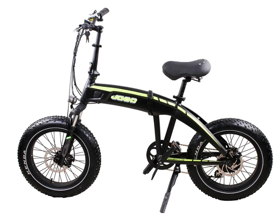 20 Inch 48V 500W High Power Brushless Hub Motor Fat Tire Ebike for Different Terrain Mini Folding Electric Bike