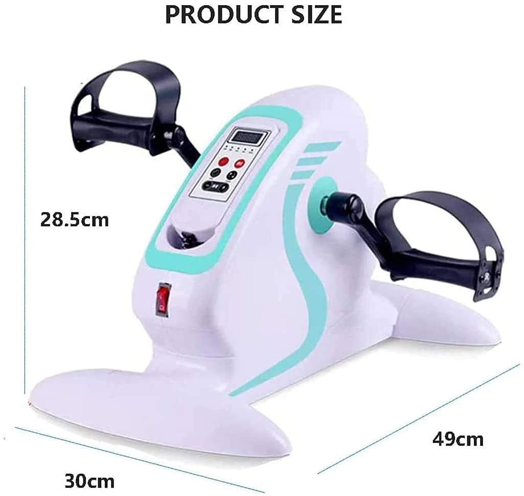 Mini Home Fitness Equipment Exercise Cycle Rehabilitation Electric Motorized Pedal Exerciser Bike Training for Arm Leg