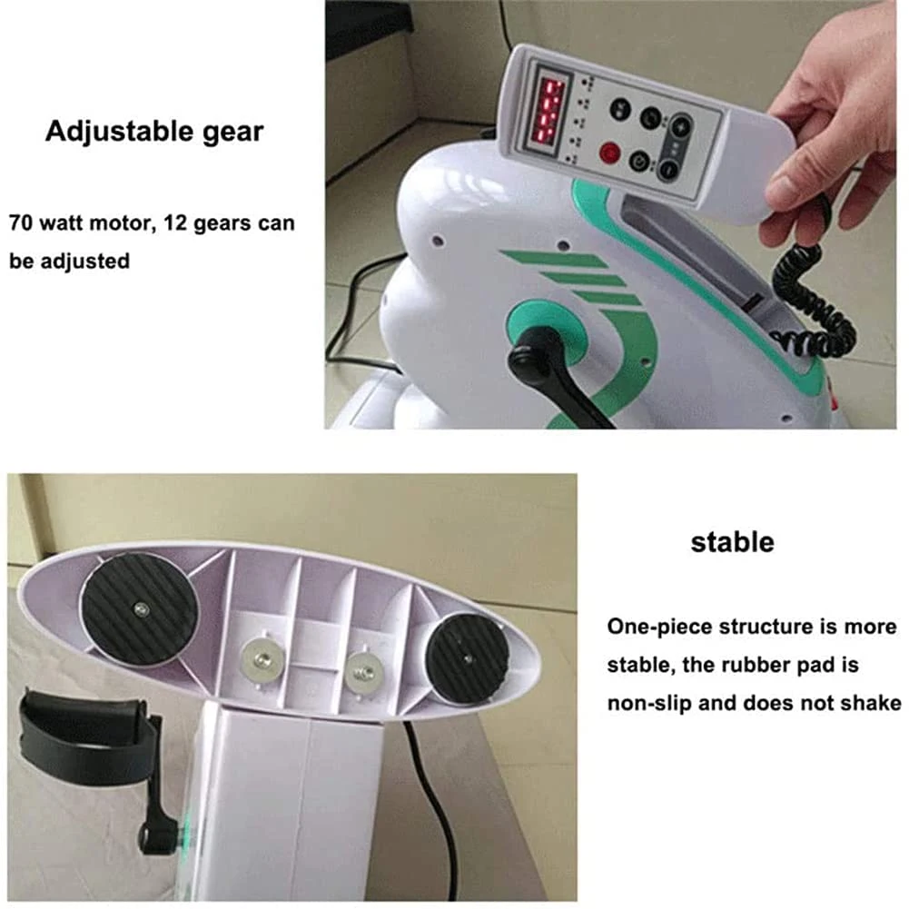 Medical Electric Mini Pedal Exerciser Bike with Electronic Display for Legs and Arms Workout