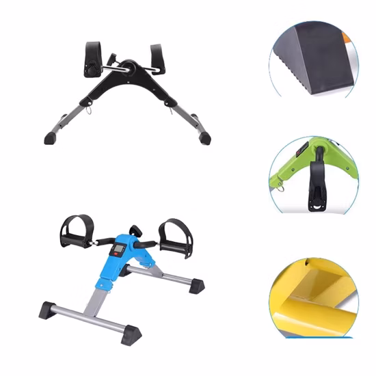 Pédale d'exercice portable pour pied et bras pliable Mini vélo stationnaire Wyz21844