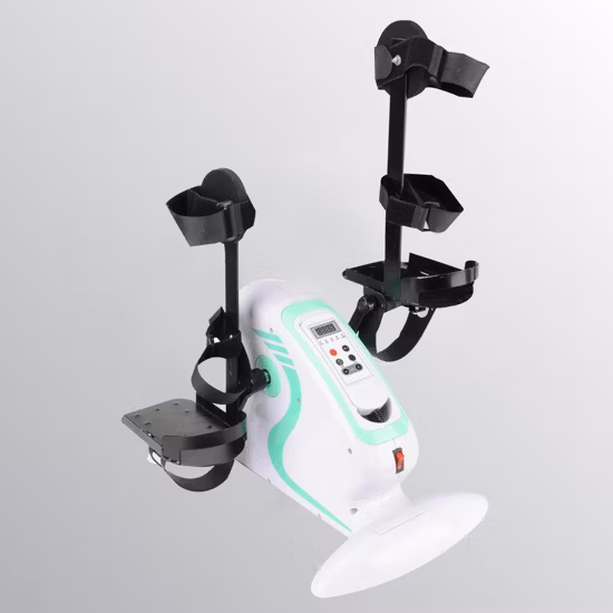 Pédale d'exercice motorisée Mini vélo d'exercice Vélo à pédale Portable Vélo d'exercice Résistance réglable avec écran LCD Bl23503