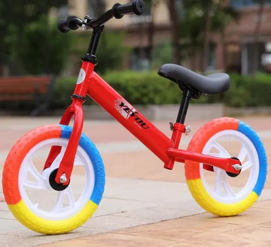 Meacool Mini vélo d'équilibre pour enfants de haute qualité 12/14 pouces avec lumières