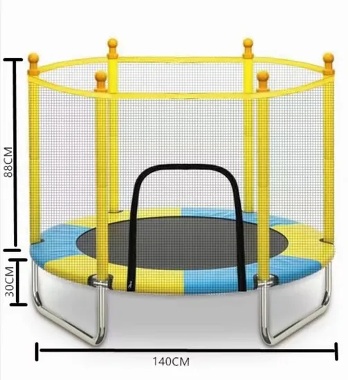 Logo professionnel personnalisé imprimé grand rond 6FT enfants exercice saut Fitness Trampolines pour intérieur et extérieur