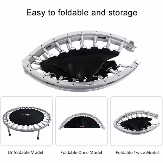 Trampoline intérieur extérieur pour enfants avec élastique unique